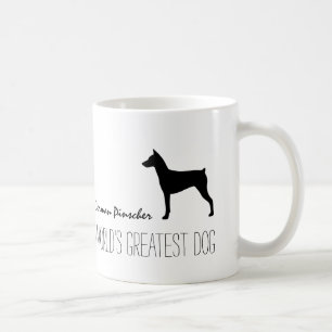 German Pinscher Silhouette World's Greatest Dog Coffee Mug