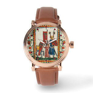 GERMAN POET AS TEUTONIC KNIGHT MEDIEVAL MINIATURE WATCH