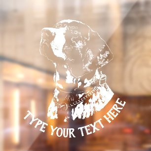 German Pointer Decal Personalised Dog Window Cling