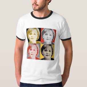 German Pop Art Angela Merkel - - T-Shirt