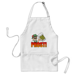 German Prost Cartoon Apron