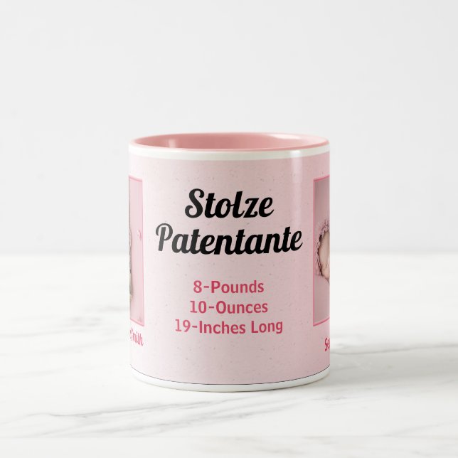 German Proud Godmother New Baby Photo Mug (Center)