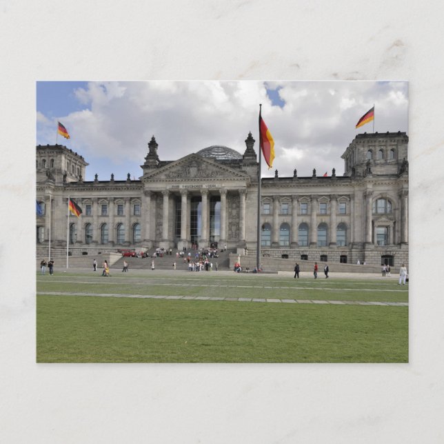 German Reichstag building Postcard (Front)
