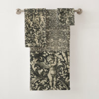 German Renaissance Cherub Angels Gold Brown