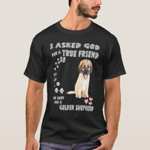 German Retriever Dog Mum Dad Costume Cute Golden S T-Shirt