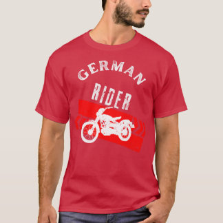German Rider Motorcycle Vintage Biker T-Shirt