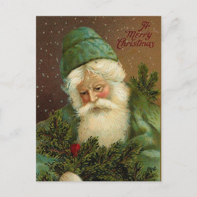 German Santa Christmas Postcards (Front)