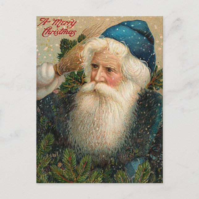 German Santa Christmas Postcards (Front)