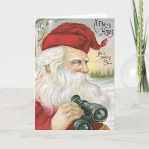 German Santa Vintage Christmas Cards