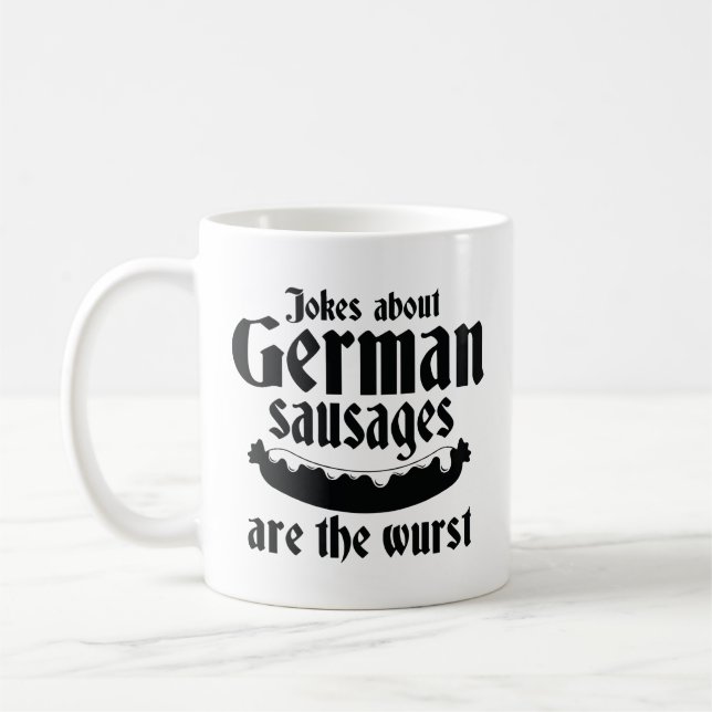 German Sausages Coffee Mug (Left)