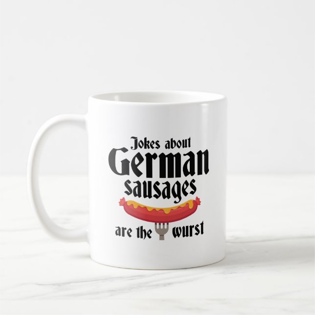 German Sausages Coffee Mug (Left)