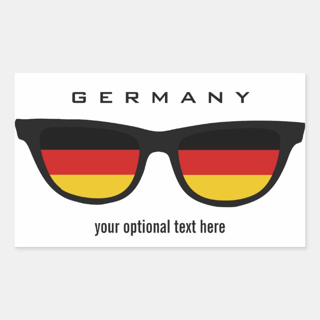 German Shades custom stickers (Front)