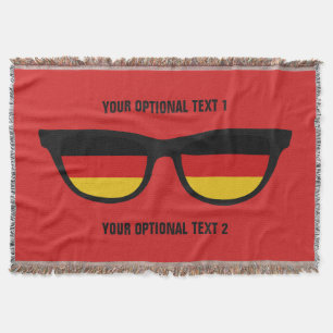 German Shades custom throw blanket