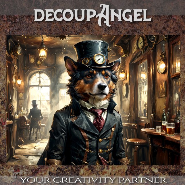 German Sheepdog - Decoupage - Tissue Paper (Creator Uploaded)