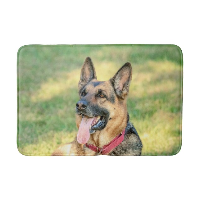 German Shepard Bath Mat (Front)