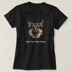 German Shepard Dog Design T-shirt