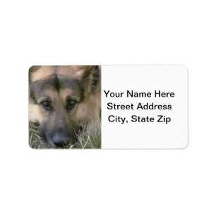 German Shepard Label