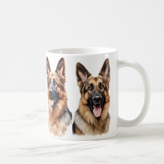 German Shepard lovers coffee mug (Right)