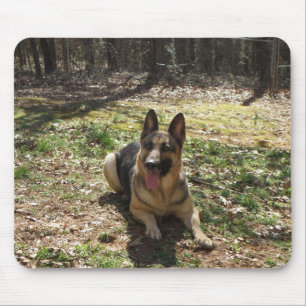 german shepard mouse mat