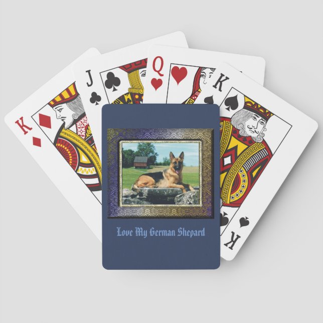 German Shepard Playing Cards (Back)