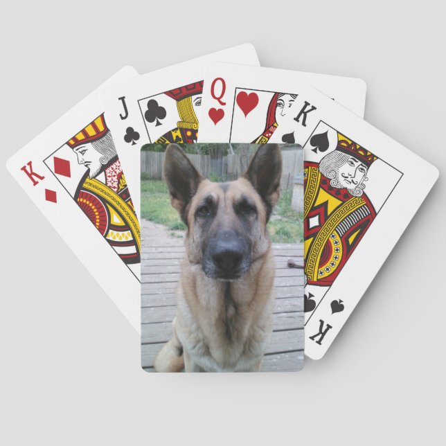 German Shepard Playing Cards (Back)
