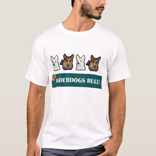 German Sheperds Underdogs T-Shirt (Front)
