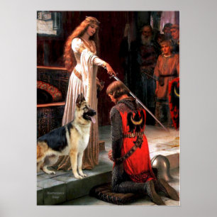 German Shepherd 13  - The Accolade Poster