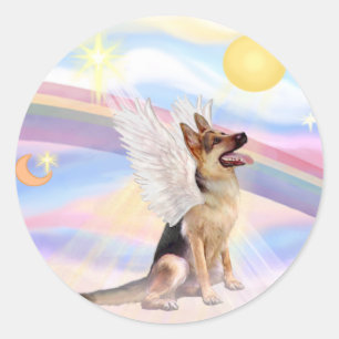 German Shepherd #1 Classic Round Sticker