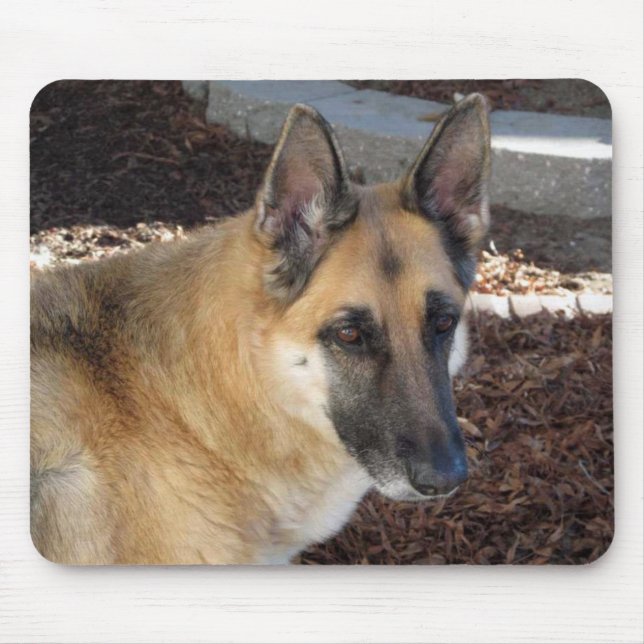 German Shepherd Abby Mouse Pad (Front)