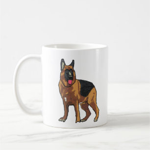 German Shepherd Alsatian Coffee Mug