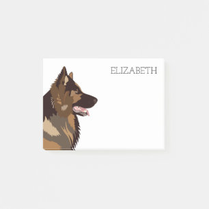 German Shepherd   Alsatian Post-it Notes