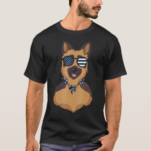 German Shepherd American Military Dogs K9 Police O T-Shirt