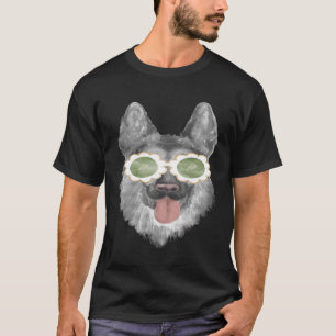 German Shepherd Animal Dog  Mum Dad T-Shirt