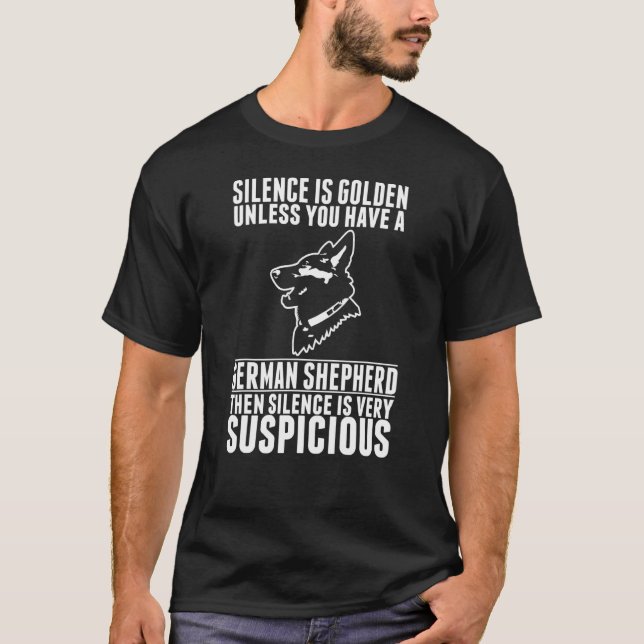 German Shepherd Apparel Dog Design T-Shirt (Front)