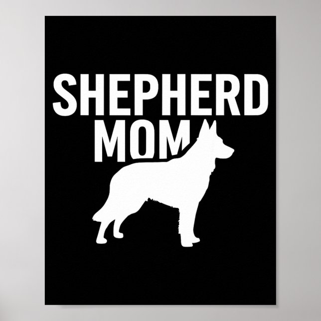 German Shepherd Art For Women Girls German Shepher Poster (Front)