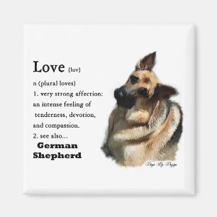 German Shepherd Art Gifts Magnet