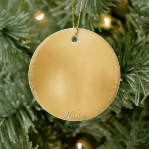  German Shepherd Art Photo Keepsake Christmas Ceramic Tree Decoration