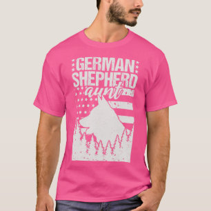 German Shepherd Aunt Birthday Gift T-Shirt