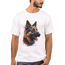 German Shepherd Banner Dog Lover T-Shirt