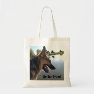 German Shepherd Best Friend Tote Bag