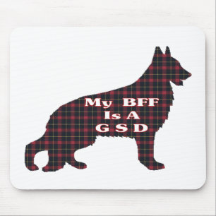 GERMAN SHEPHERD BFF Gifts Mouse Mat