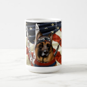 GERMAN SHEPHERD BIATHLON  COFFEE MUG