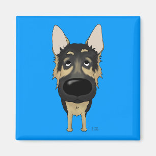 German Shepherd - Big Nose and Butt Magnet