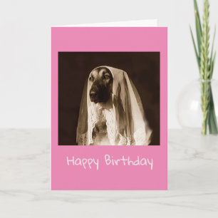 German shepherd Birthday card