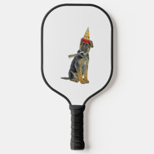 German Shepherd Birthday Pickleball Paddle