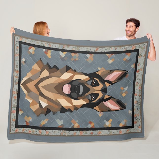 German Shepherd Blanket (In Situ)