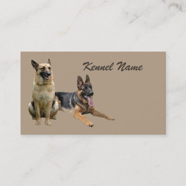 German Shepherd Buddies Business Card (Front)