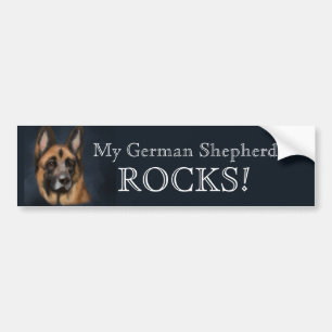 GERMAN SHEPHERD     BUMPER STICKER