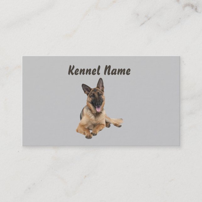 German Shepherd Business Card (Front)