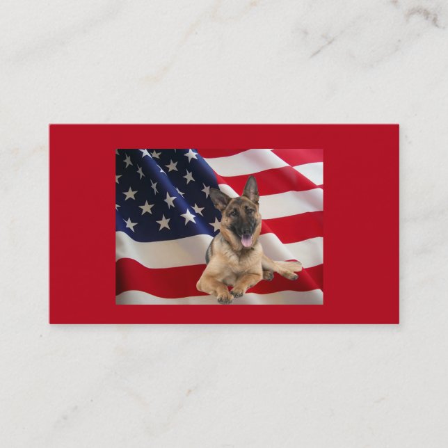 German Shepherd Business Card (Front)